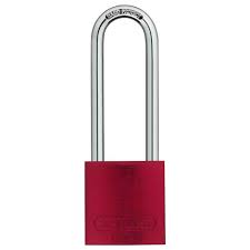 (image for) ABUS 72 Red Aluminum Lock 3" Shackle